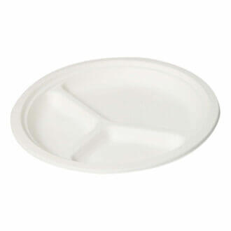 10"/ 3 Compartment Plate