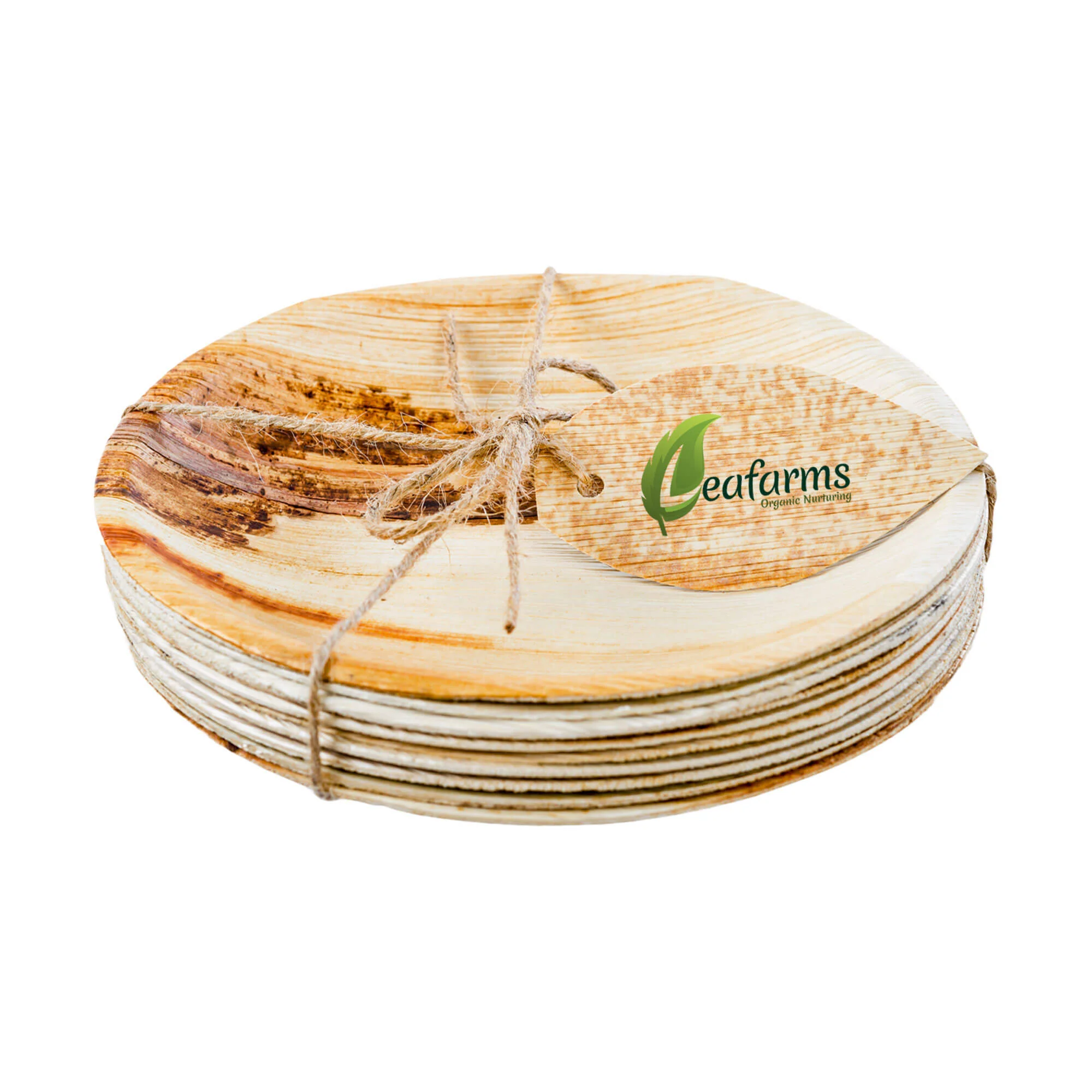 10" Palm Leaf Round Classic Plate - Image 3