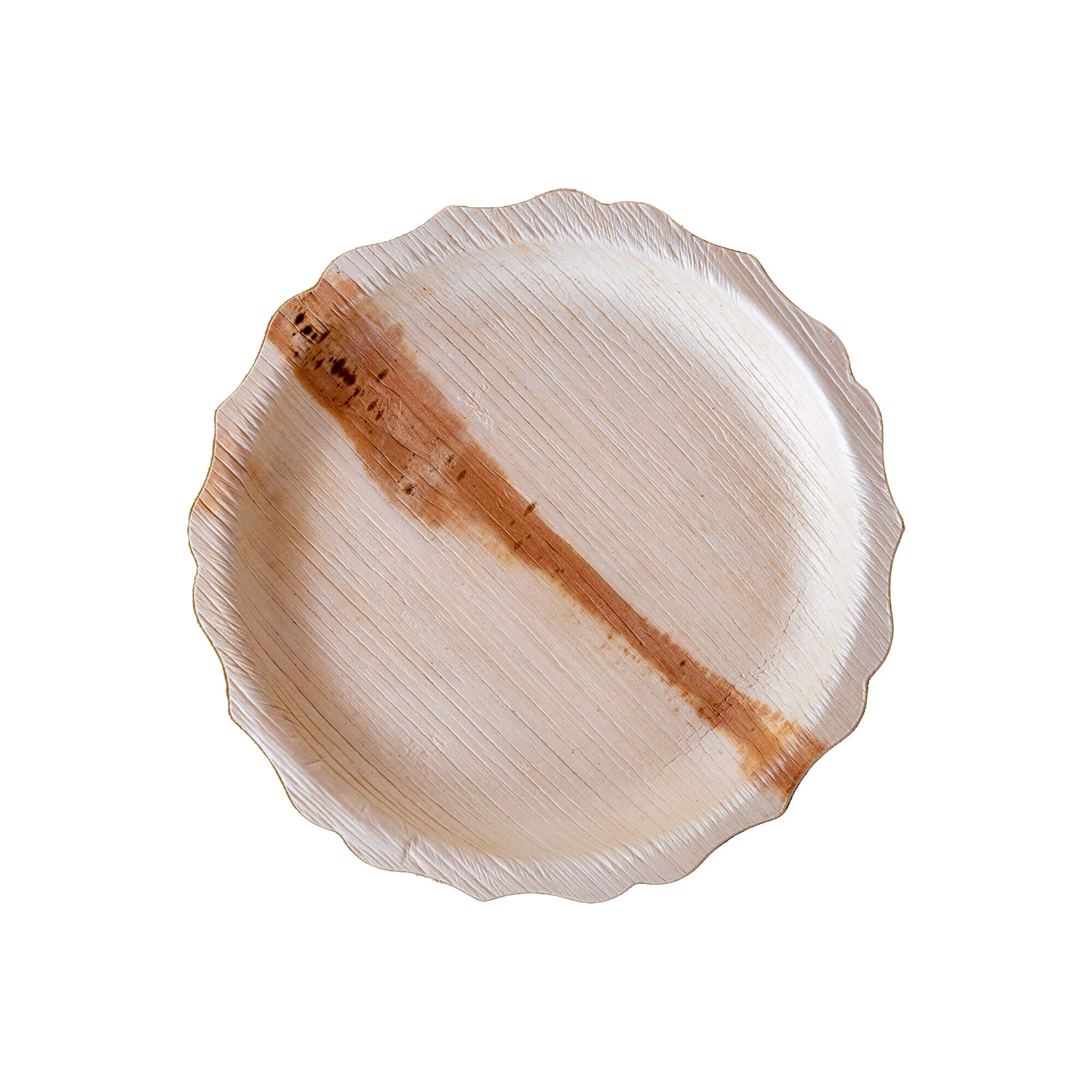 7" Palm Leaf Designer Antique Plates