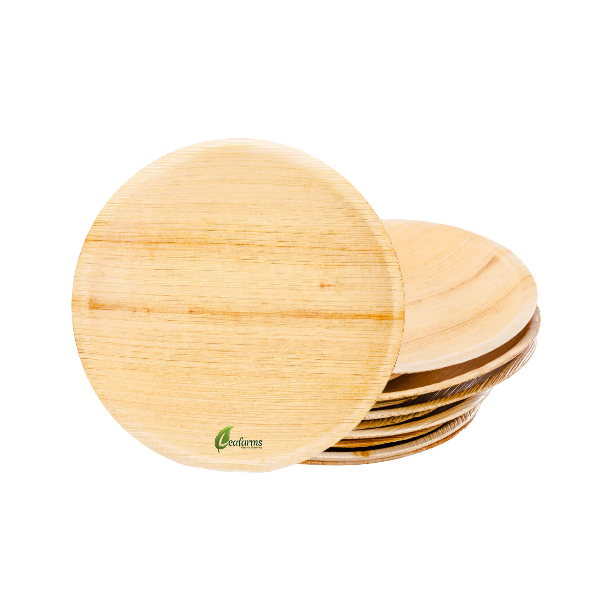 8" Palm Leaf Round Classic Plate