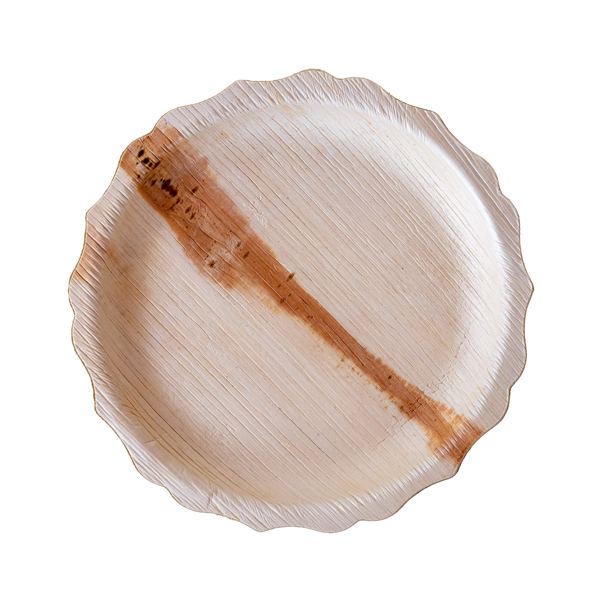 9" Palm Leaf Designer Antique Plates