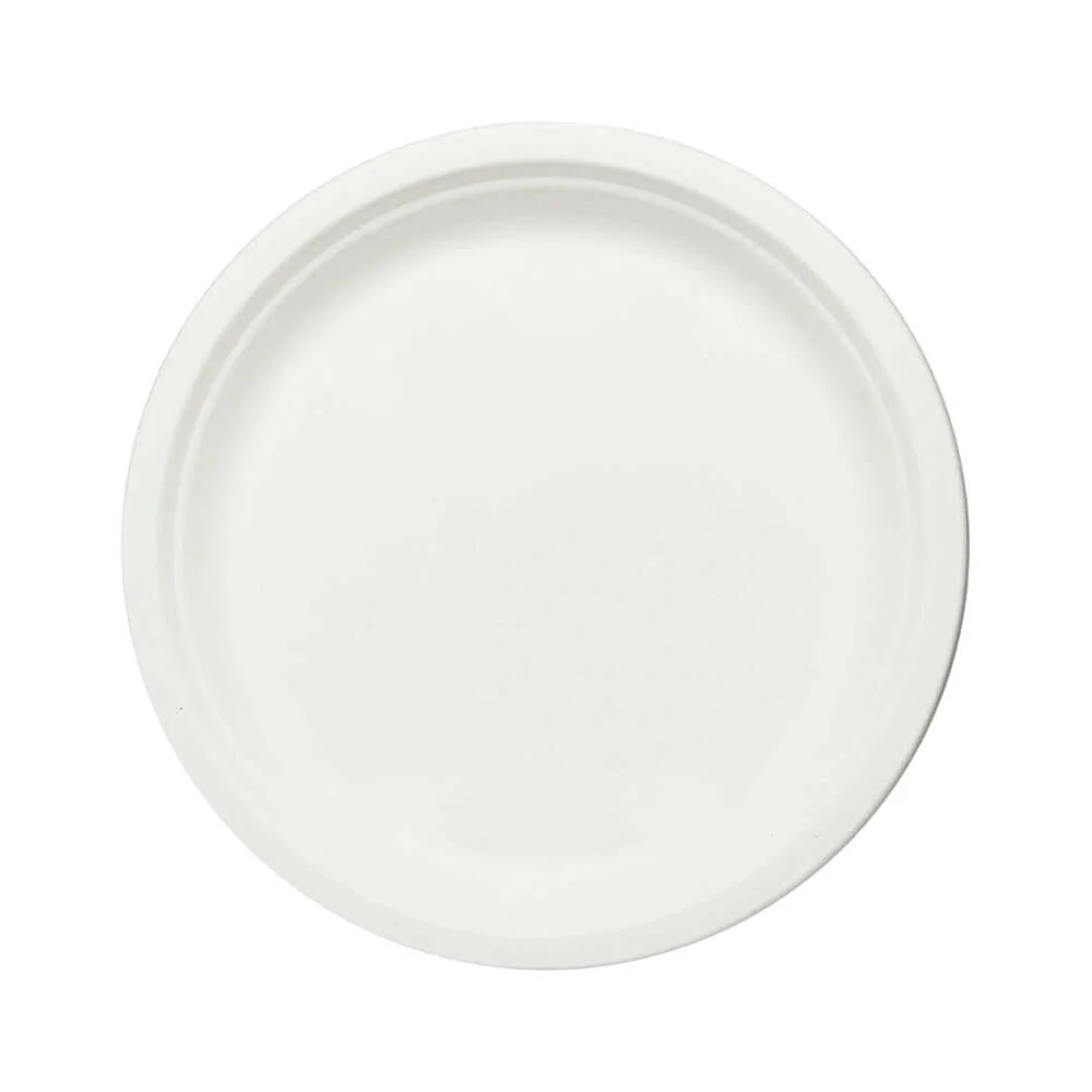 9" Round Plate (Sugarcane Bagasse)